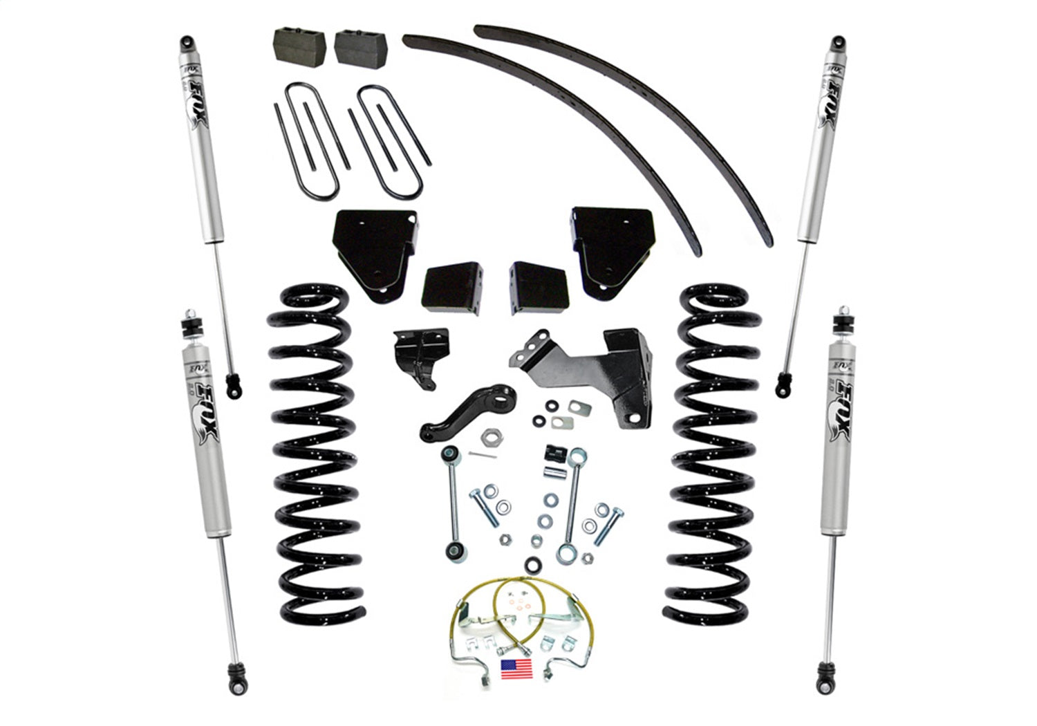 Superlift K856F 6in. Lift Kit w/FOX Shocks-08-10 F250/350 4WD Dsl w/o 4Link Arms w/o RadiusArms Superlift K856F