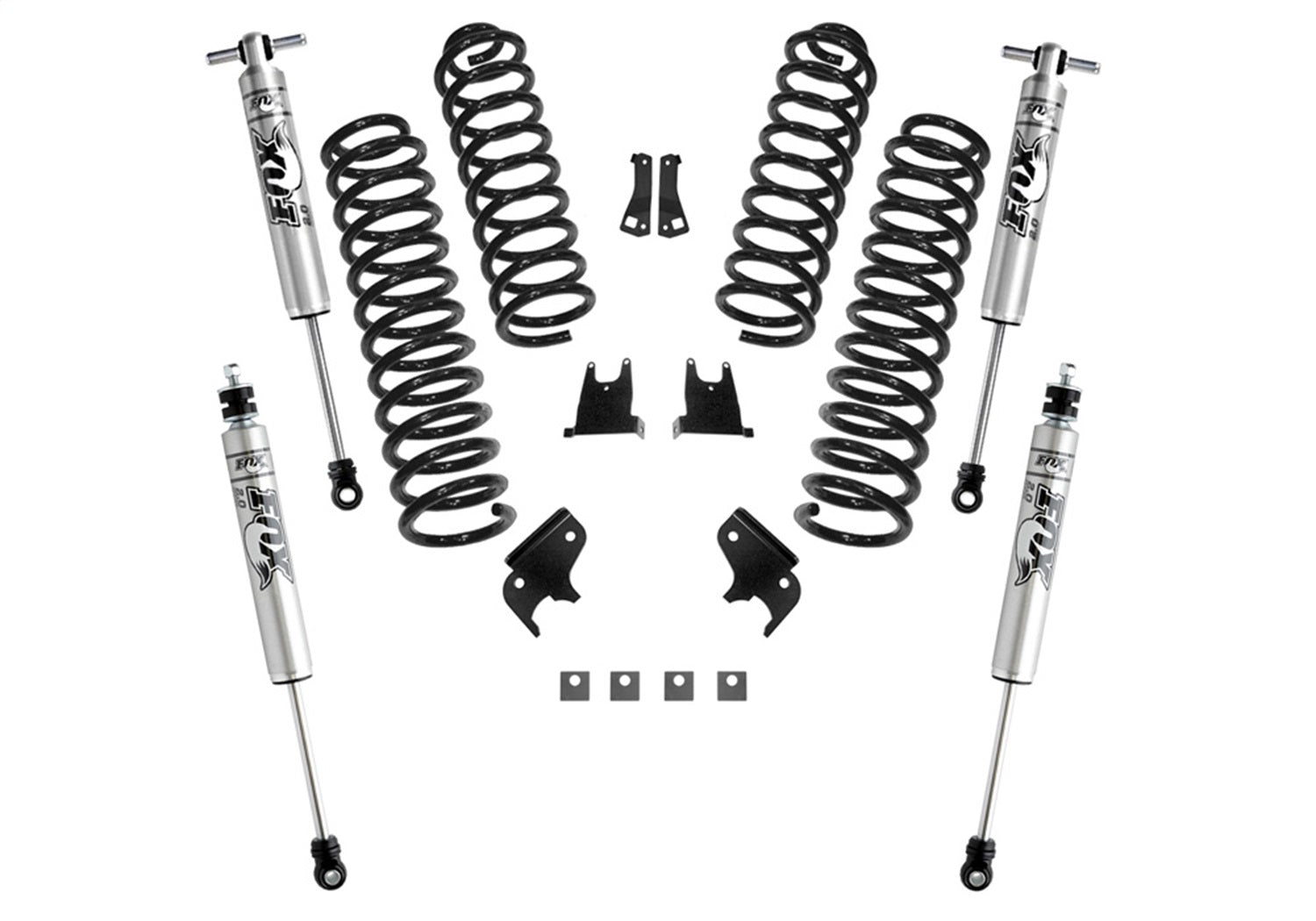 Superlift K931F 2.5 inch Lift Kit-2007-2018 Jeep Wrangler JK 4-Door with FOX 2.0 Series Shocks Superlift K931F