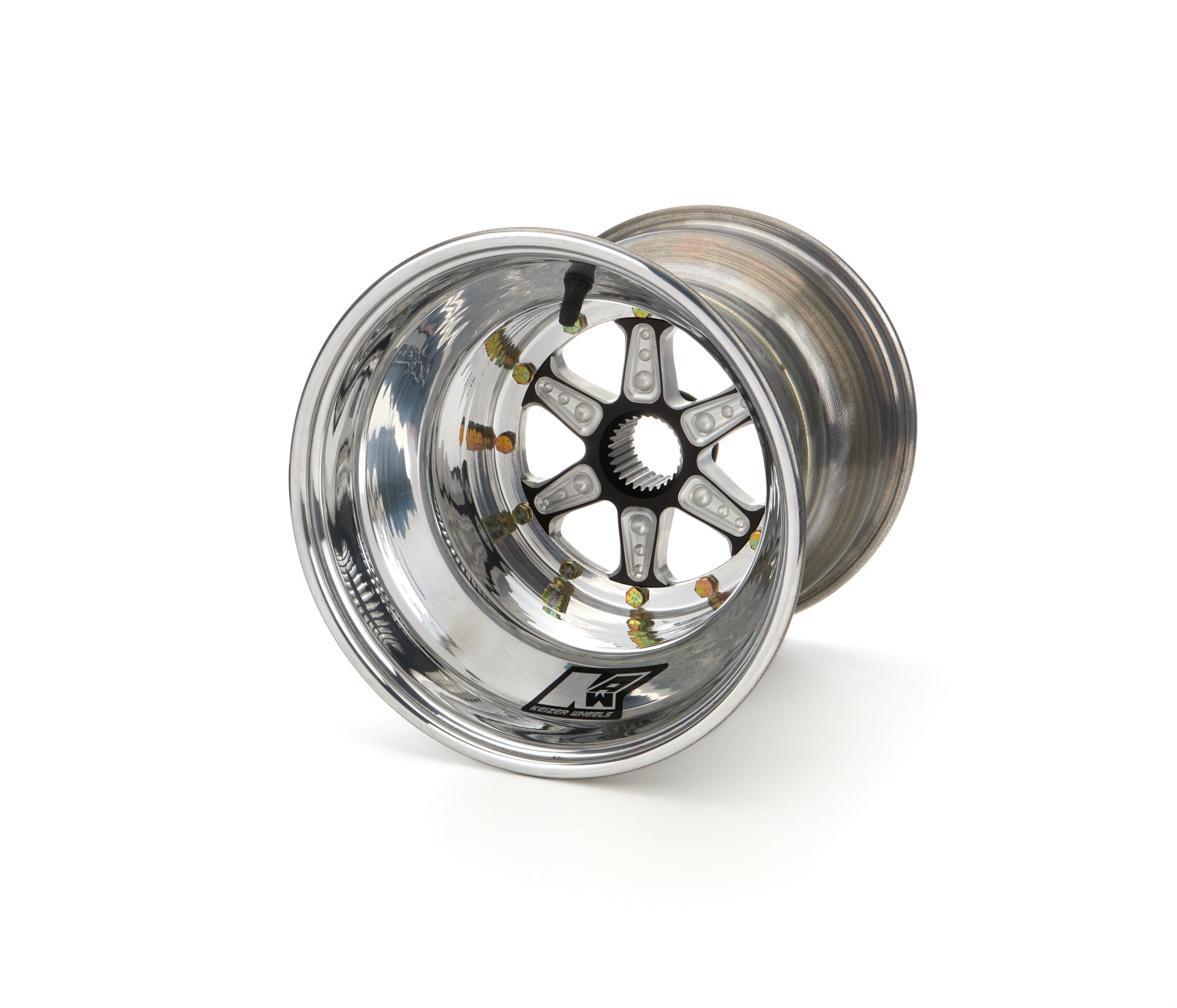 Keizer Aluminum Wheels 10104SP Splined Wheel 10x10 4in BS 27t Keizer Aluminum Wheels 10104SP