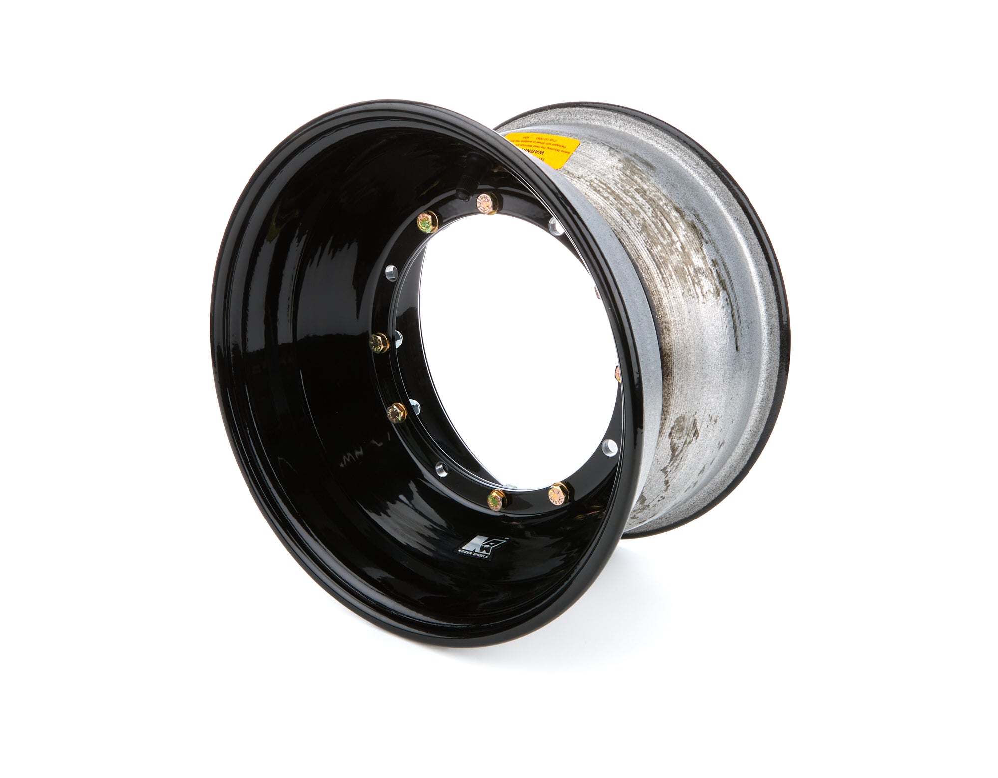 Keizer Aluminum Wheels 1063B Wheel 4-Pin 10x6 3in BS Black Keizer Aluminum Wheels 1063B