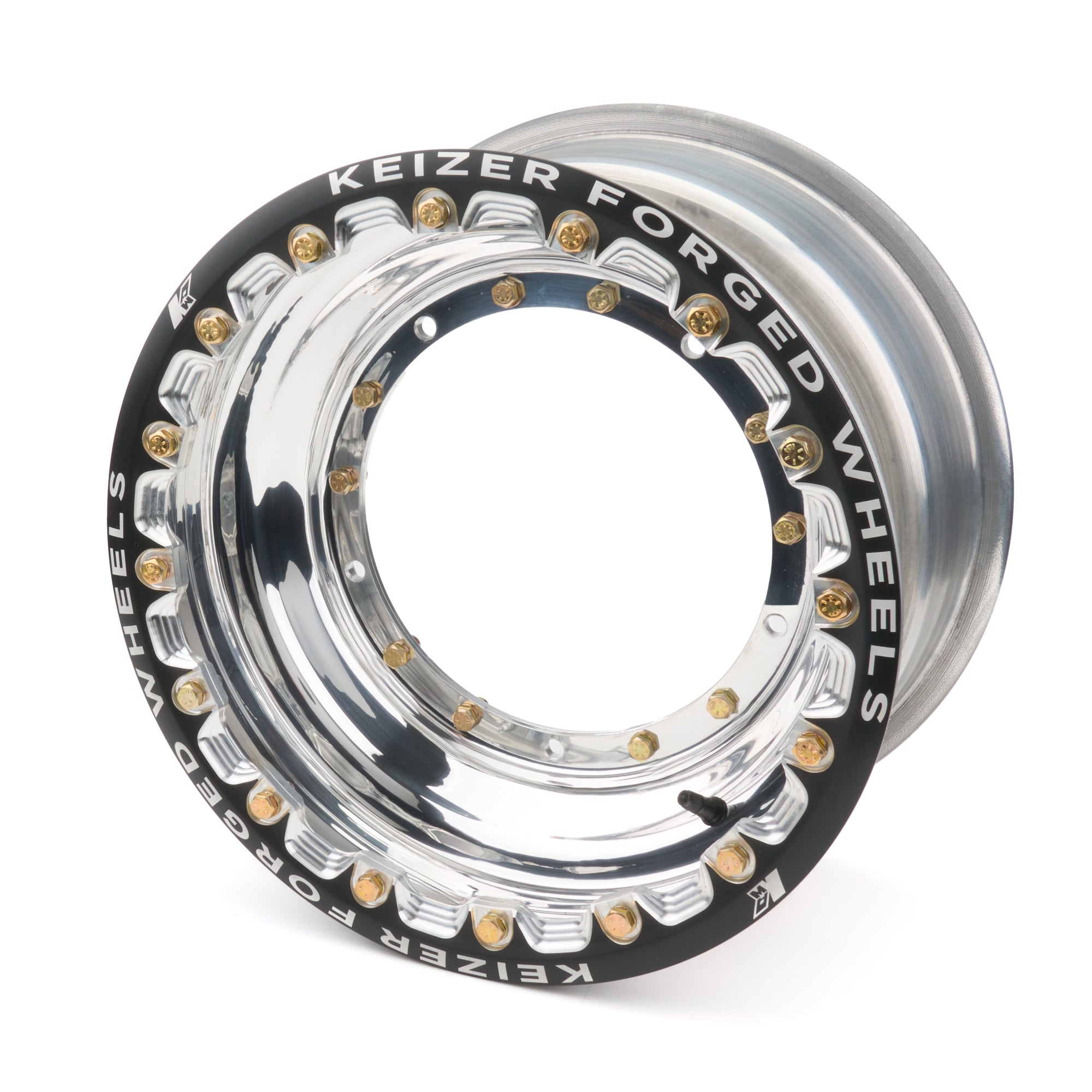 Keizer Aluminum Wheels 1584BCFBL Wheel Direct Mnt 15 x 8 Beadlock 3in BS Black Keizer Aluminum Wheels 1584BCFBL