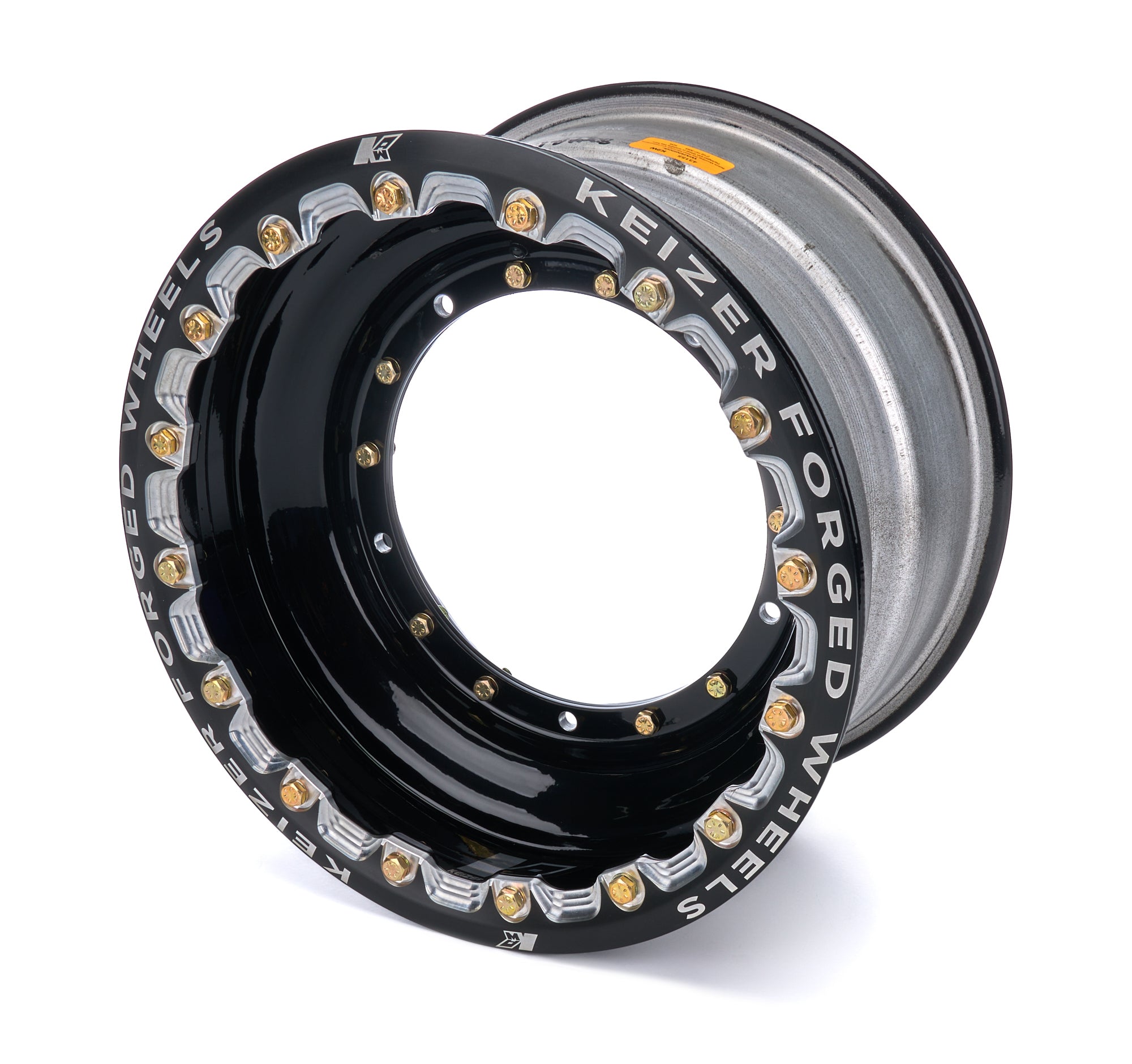 Keizer Aluminum Wheels 1584BCFBLB Wheel Direct Mnt 15 x 8 Beadlock 3in BS Black Keizer Aluminum Wheels 1584BCFBLB
