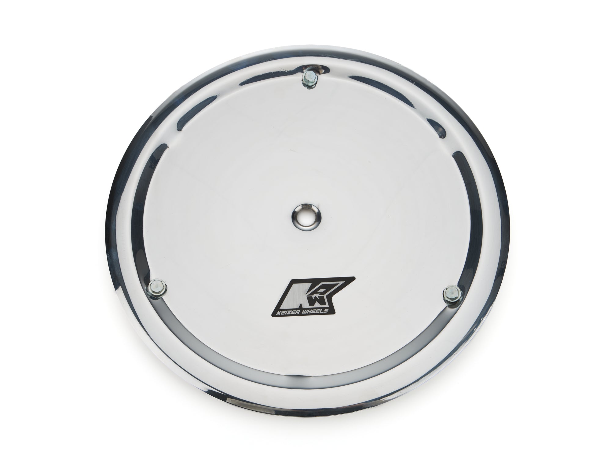 Keizer Aluminum Wheels 15mcbo Mudcover 15in Polished w /3 5/16-18 Bolts Keizer Aluminum Wheels 15mcbo