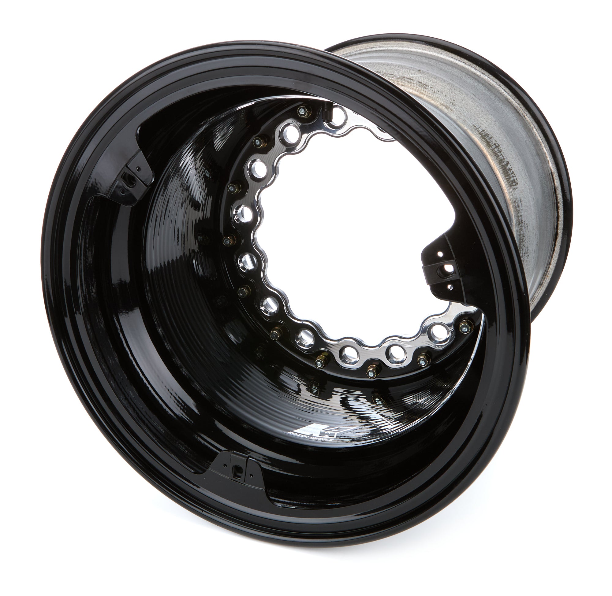 Keizer Aluminum Wheels W15145PRB 15x14 5in BS Wide 5 Blk Modular Pro Ring Keizer Aluminum Wheels W15145PRB