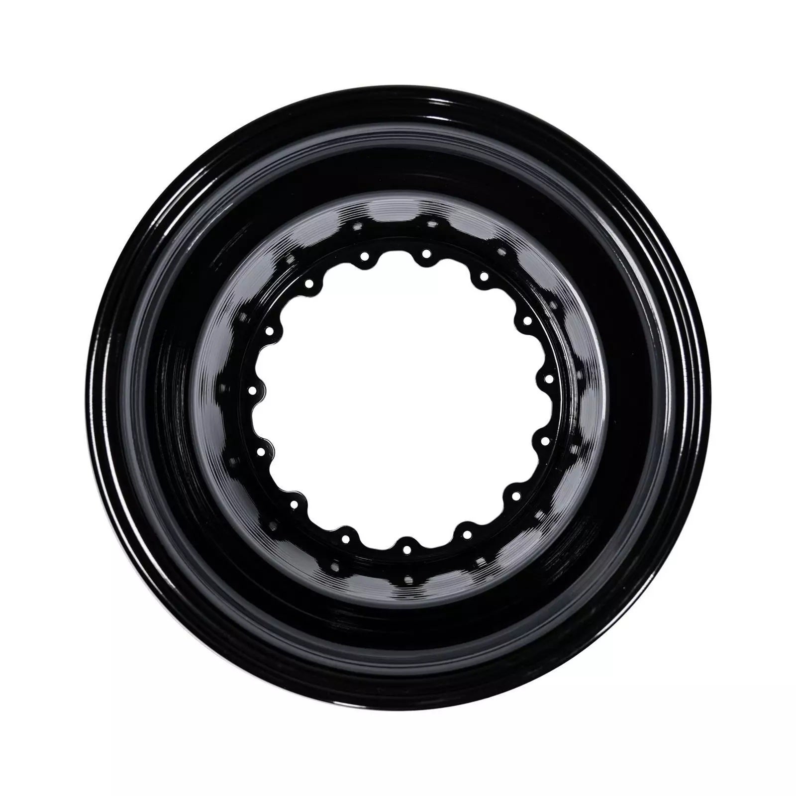 Keizer Aluminum Wheels W159B Outer Wheel Half 15x9 Wide 5 Black Keizer Aluminum Wheels W159B
