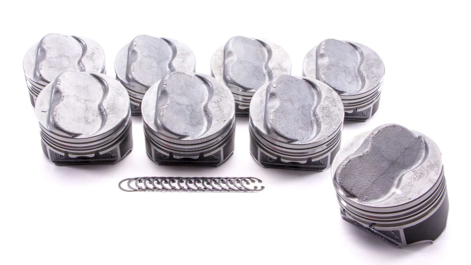 Silvolite 9903HC.030 SBC Domed Piston Set 4.030 Bore +14cc Silvolite 9903HC.030