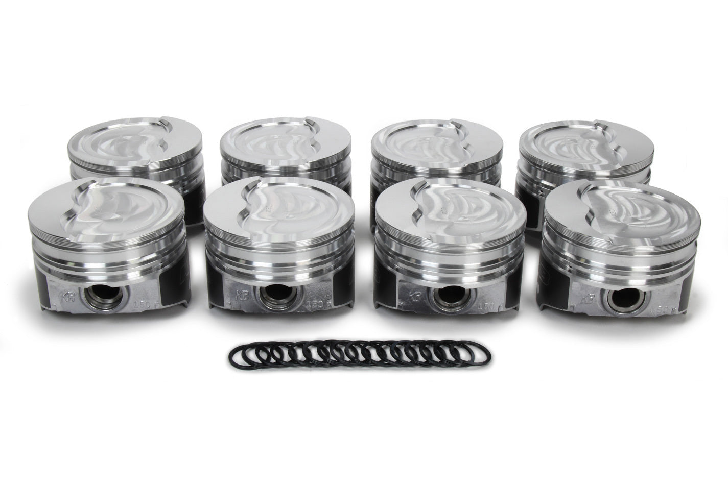 KB Hypereutectic Pistons KB150.030 Ford 390 Dished Piston Set 4.080 Bore -20cc KB Hypereutectic Pistons KB150.030