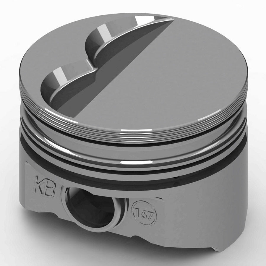 KB Hypereutectic Pistons KB167.030 SBM Flat Top Piston Set 3.940 Bore -5cc KB Hypereutectic Pistons KB167.030