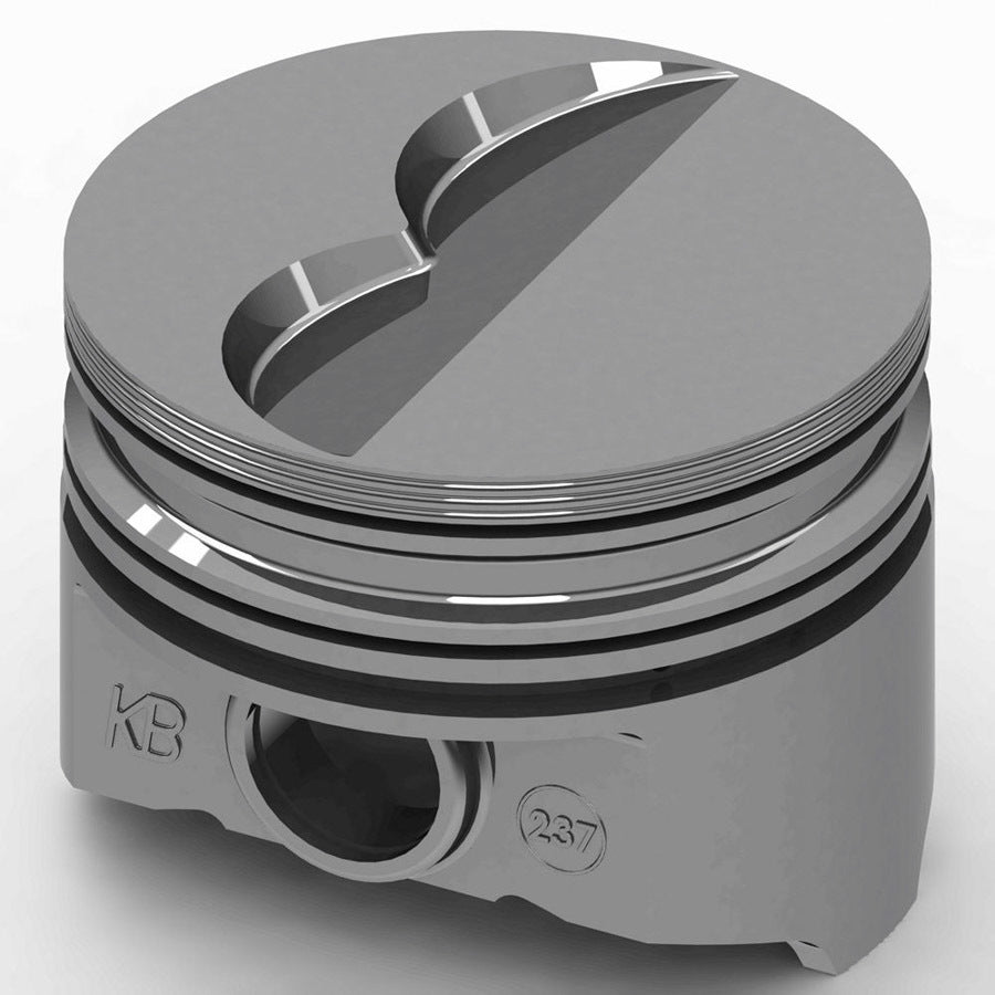 KB Hypereutectic Pistons KB237.030 BBM Flat Top Piston Set 4.350 Bore -5cc KB Hypereutectic Pistons KB237.030