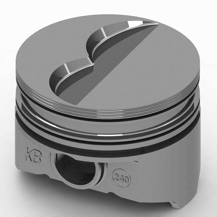 KB Hypereutectic Pistons KB240.030 BBM Flat Top Piston Set 4.372 Bore -8cc KB Hypereutectic Pistons KB240.030