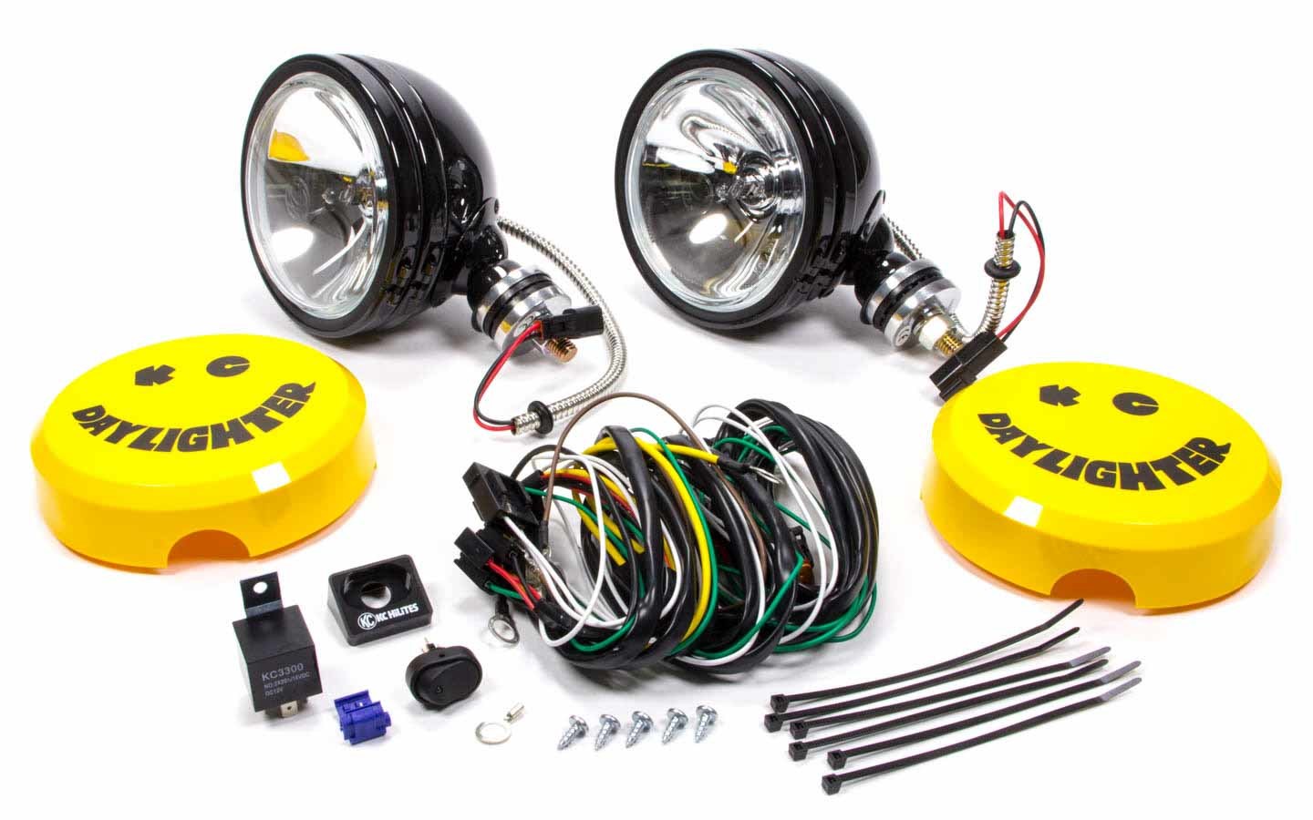 KC HiLiTES 238 6in Black Daylighter Kit 100W KC HiLiTES 238