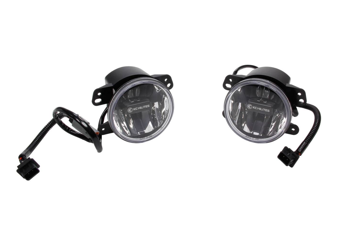 KC HiLiTES 497 Jeep JK; Gravity LED G4 Clear Fog System SAE/ECE KC HiLiTES 497