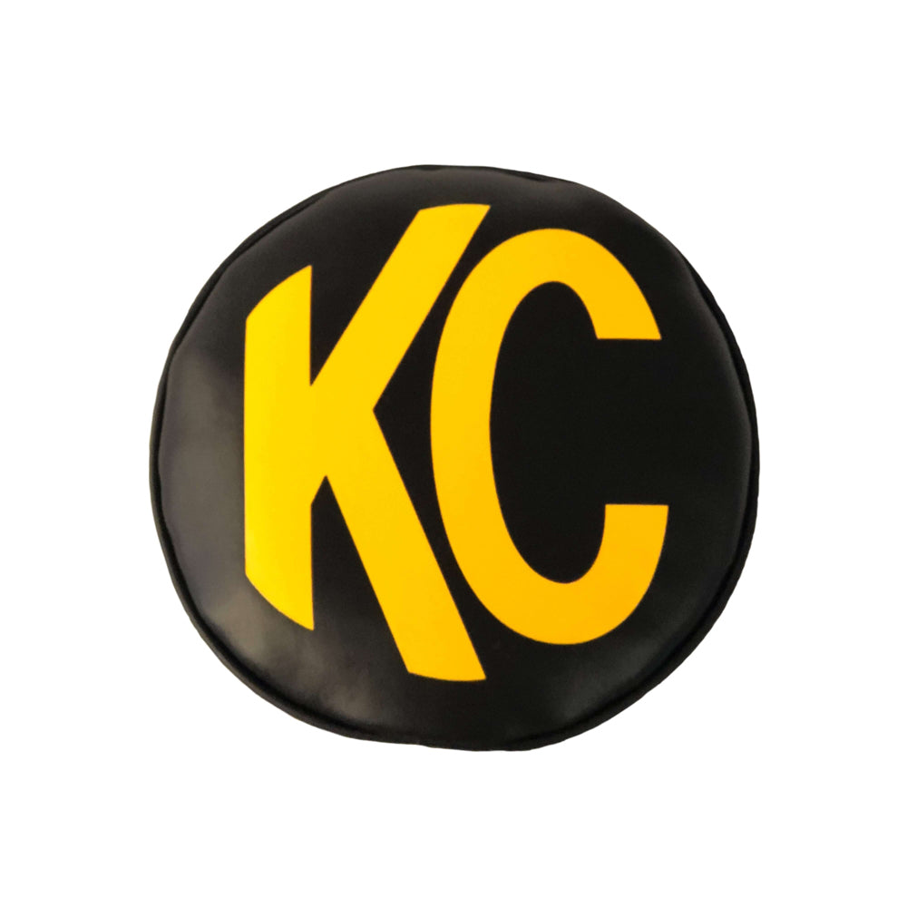 KC HiLiTES 5102 Light Covers 6in Round Black w/Yellow Soft KC HiLiTES 5102