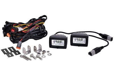KC HiLiTES 519 C2 LED 2in Backup Area Flood Light Sys 20w (pr) KC HiLiTES 519