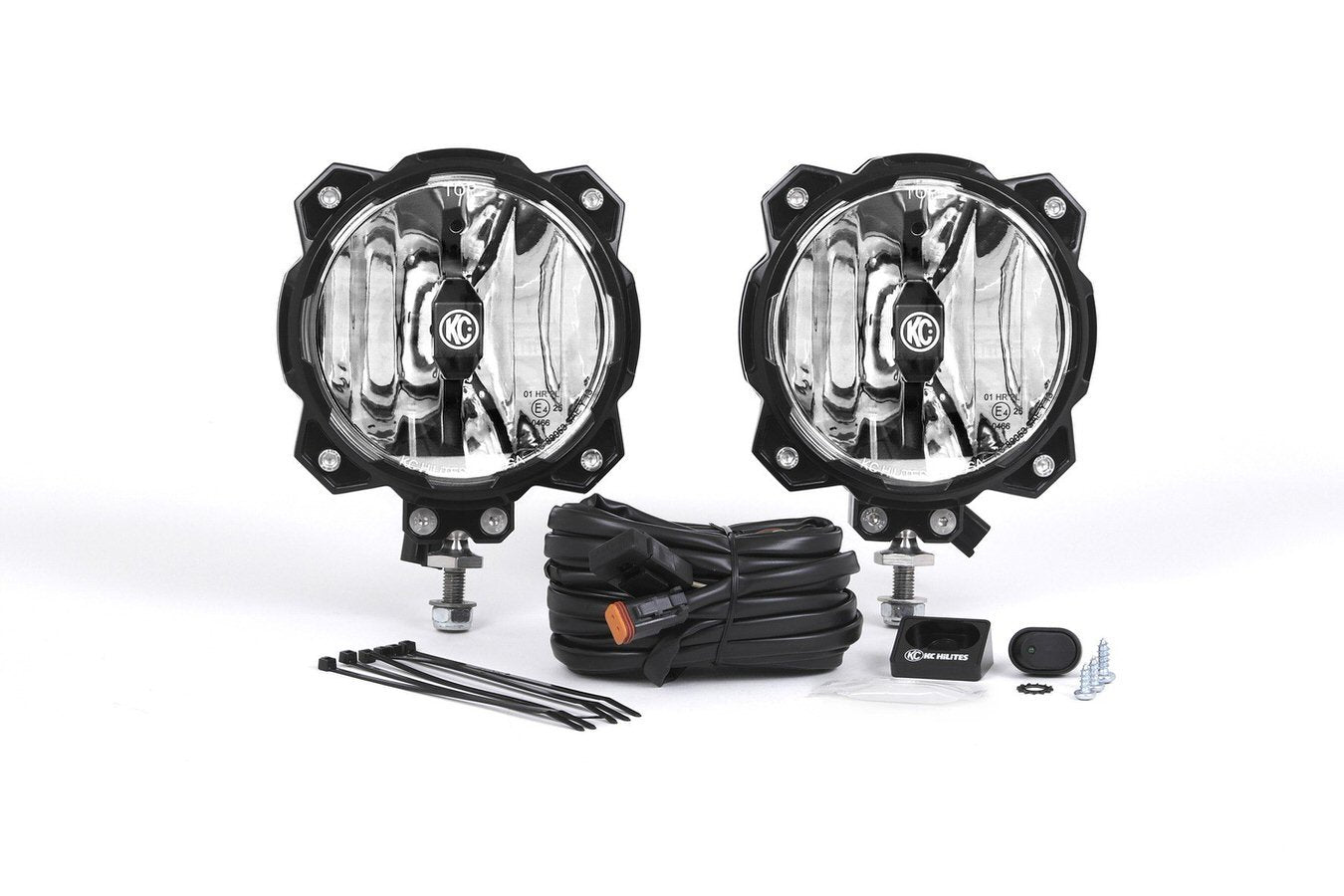 KC HiLiTES 91303 Pro6 Gravity LED Light Driving Beam Pair KC HiLiTES 91303