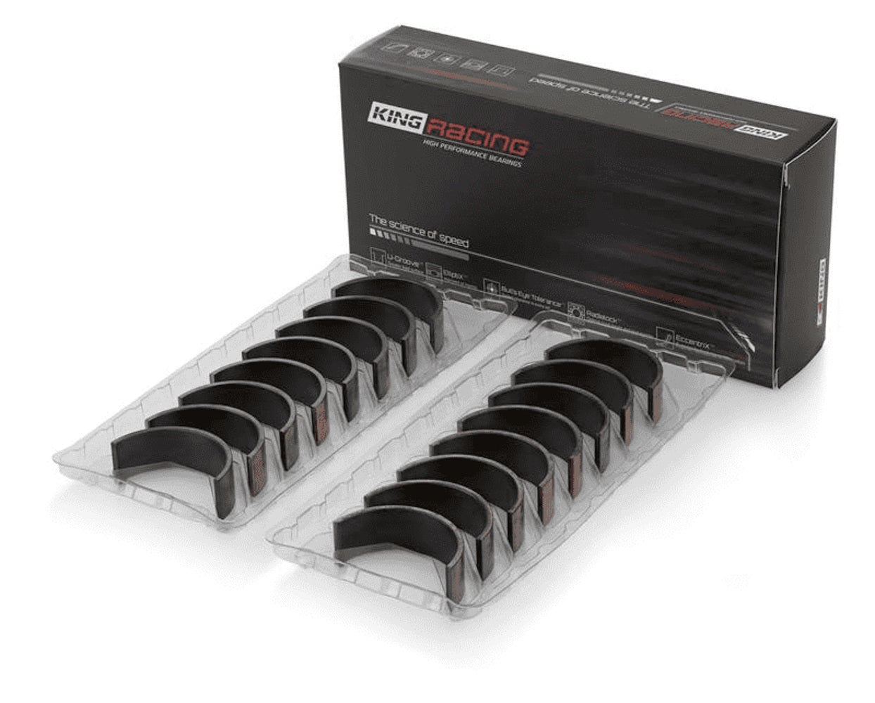 King Engine Bearings CR 808XPNDSTDX Rod Bearing Set King Engine Bearings CR 808XPNDSTDX