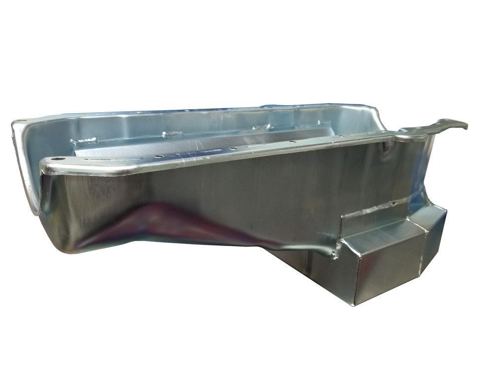 Kevko Racing Oil Pans and Components 1070 SBC Oil Pan 6qt Street/ Strip LH Dipstick 57-79 Kevko Racing Oil Pans and Components 1070