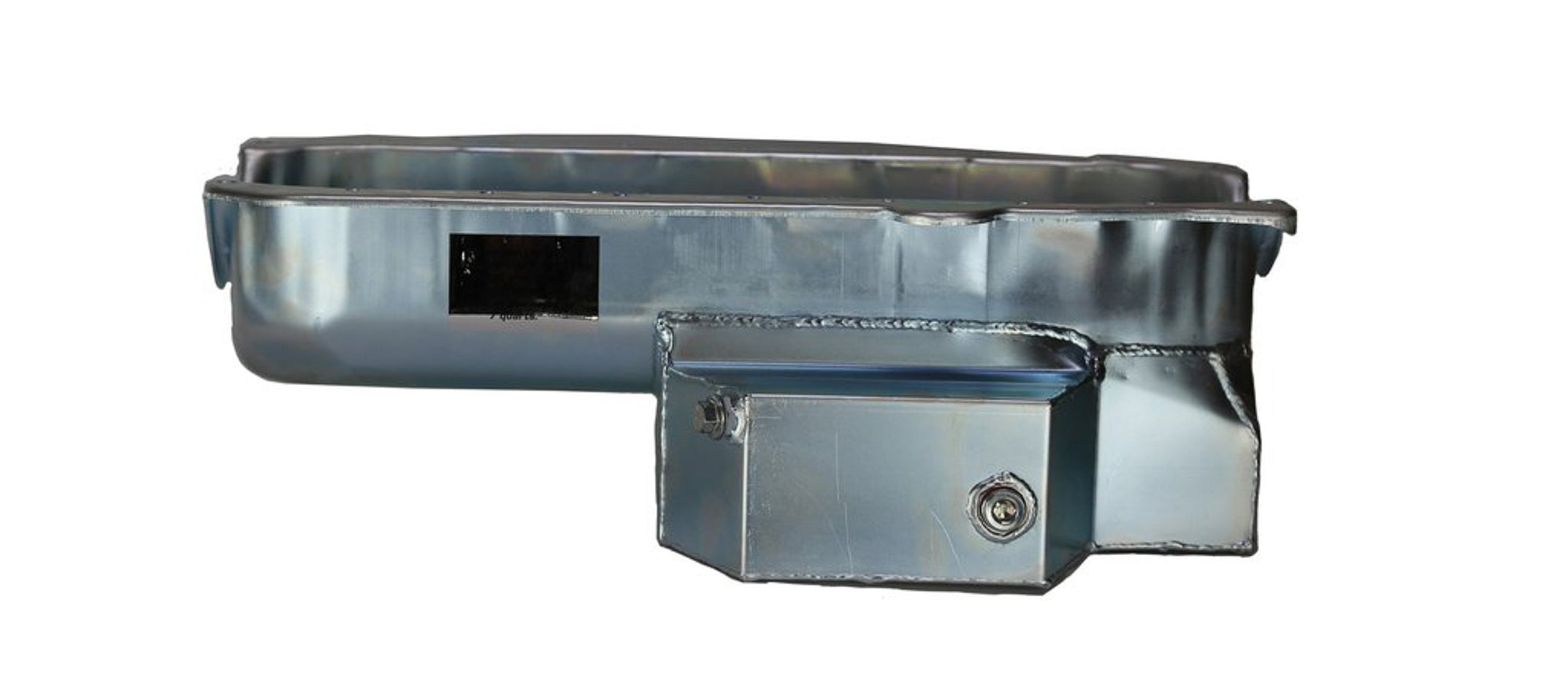 Kevko Racing Oil Pans and Components 1092NRH SBC Oil Pan Sportsman 7qt RH Dipstick 86-Up Kevko Racing Oil Pans and Components 1092NRH