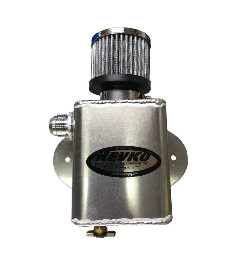 Kevko Racing Oil Pans and Components K9085 Remote Breather Canister Kevko Racing Oil Pans and Components K9085