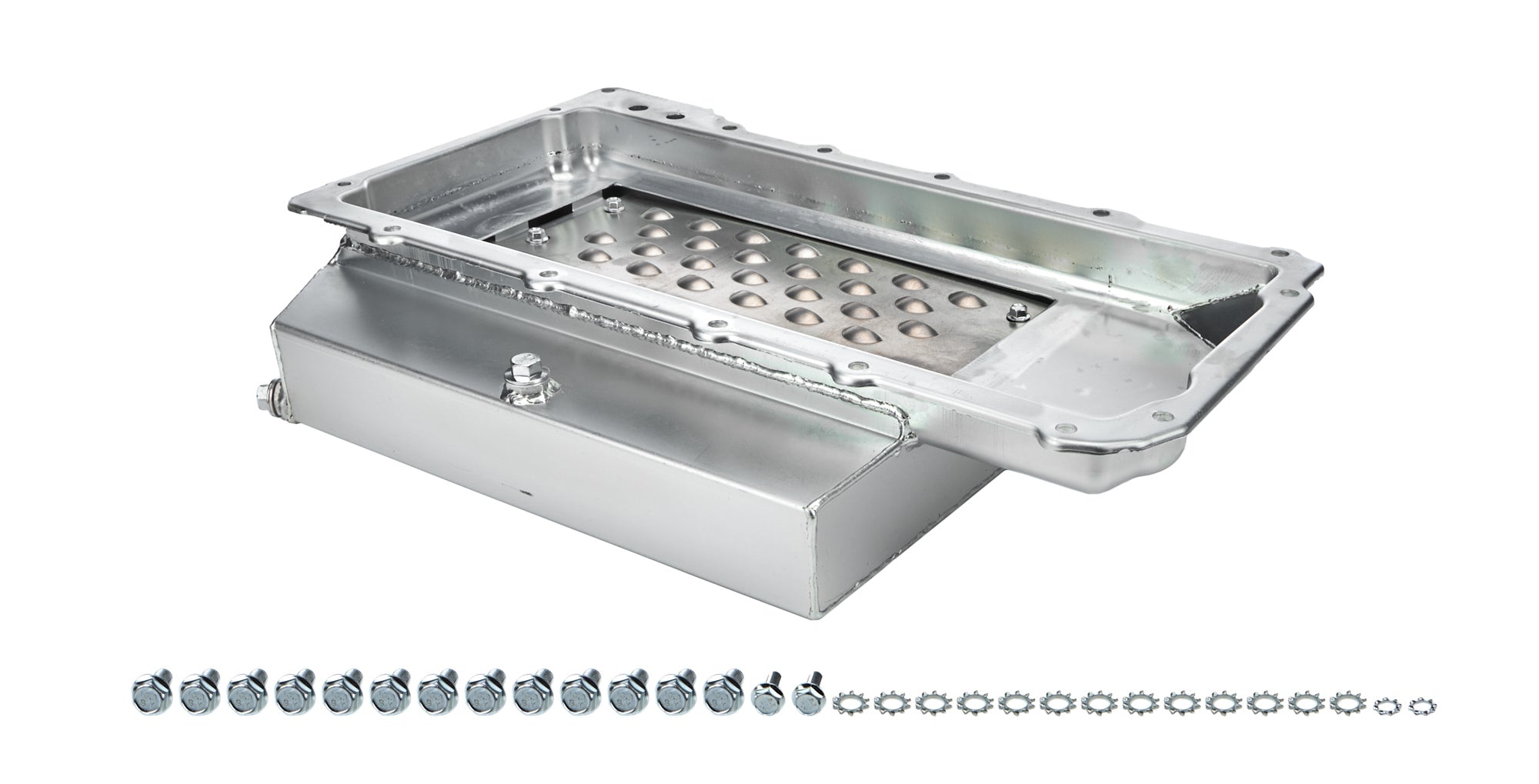 Kevko Racing Oil Pans and Components LS1007-ST GM LS CT Oil Pan 8qt 4-in Deep Rear Sump Kevko Racing Oil Pans and Components LS1007-ST