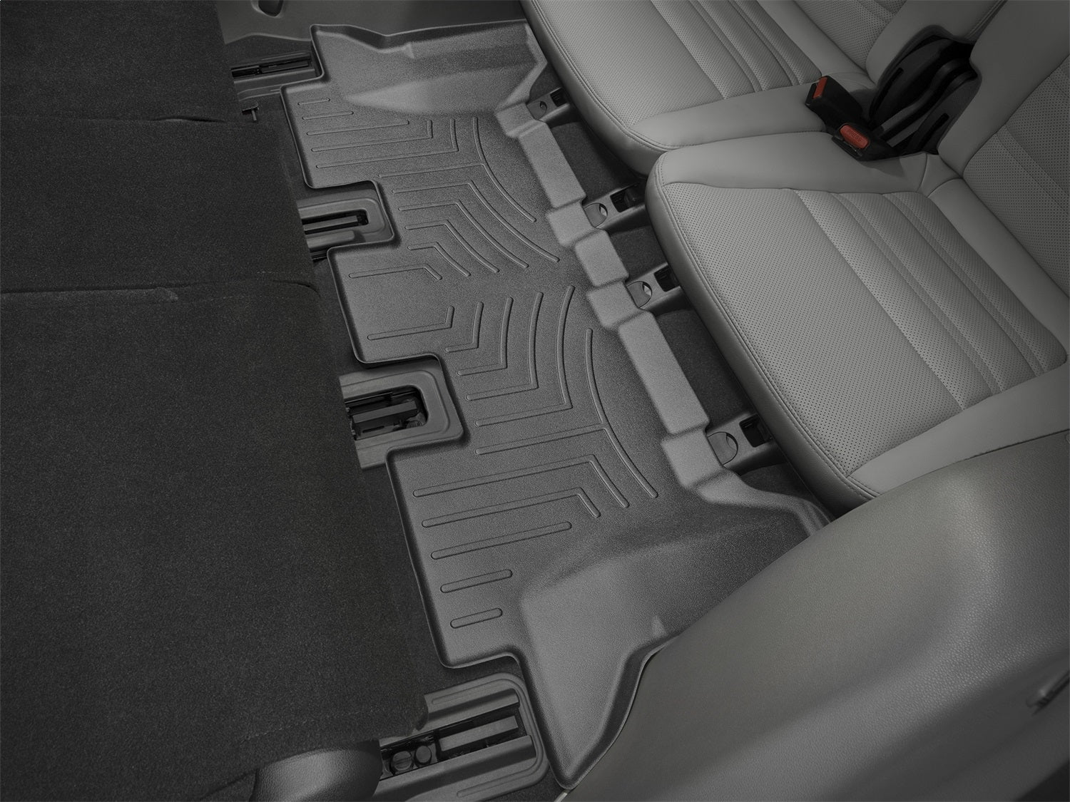 Weathertech 447703 FloorLiner™ DigitalFit®; Black; Third Row; Weathertech 447703