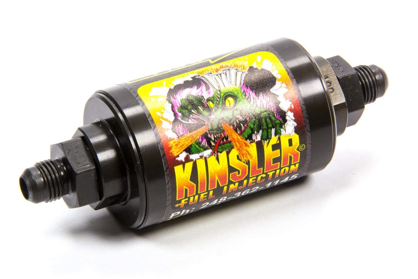 Kinsler 4156-6AN (6044) KFI Fuel Filter Ano-Brl -6AN Fittings Kinsler 4156-6AN (6044)