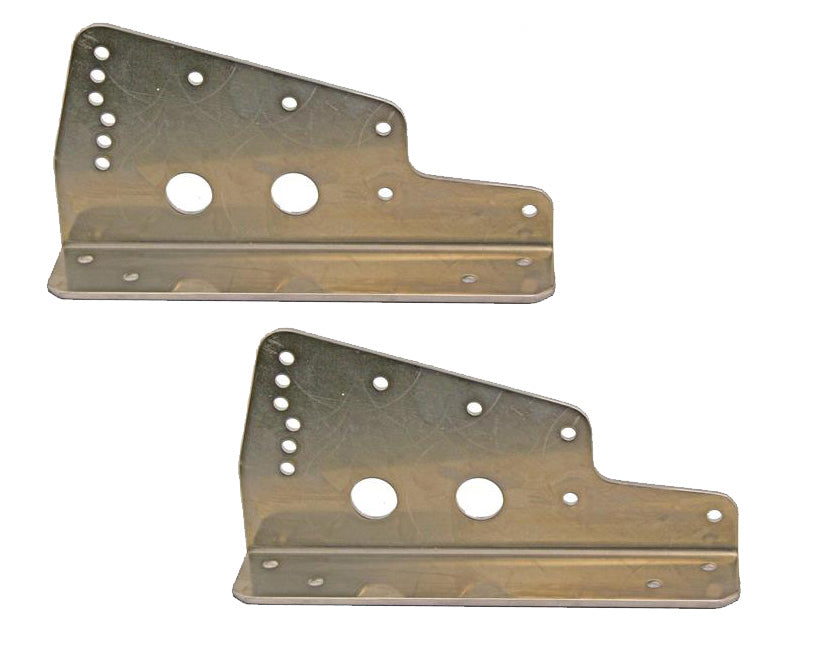 Kirkey 99214 Seat Mount Floor 3/16in Aluminum 2-pc Kirkey 99214
