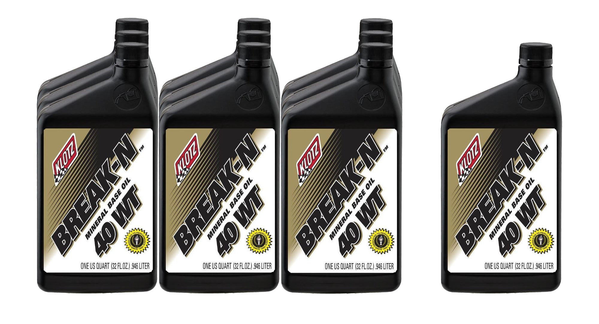 Klotz Oil KE-903 Break-N Mineral Base Oil 40WT Case 1 Quart Klotz Oil KE-903