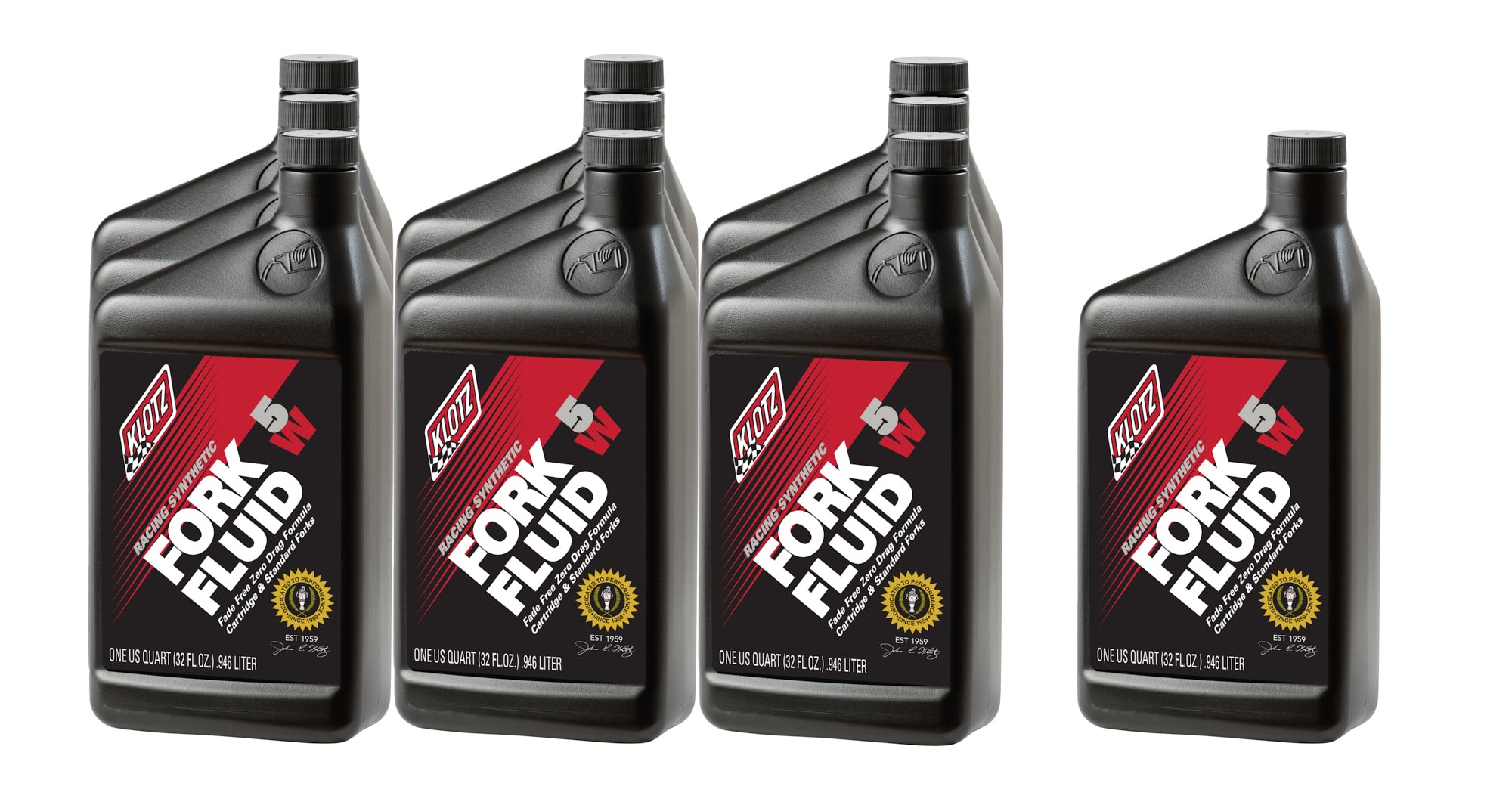 Klotz Oil KL-505 5W Racing Synthetic Shock Oil Case 10x1Qt Klotz Oil KL-505