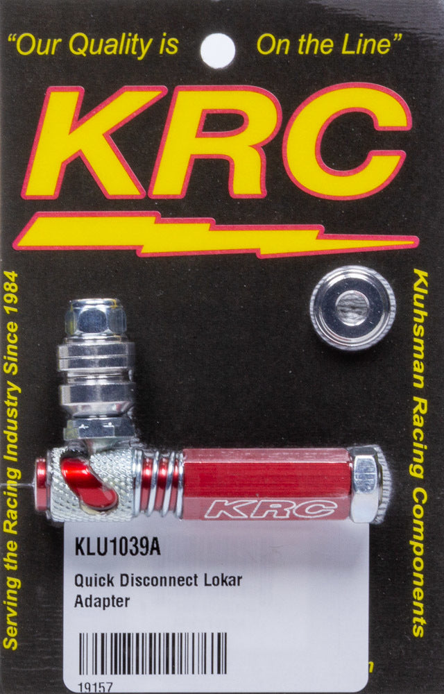 Kluhsman Racing KRC-1039A Quick Disconnect Lokar Adapter Kluhsman Racing KRC-1039A