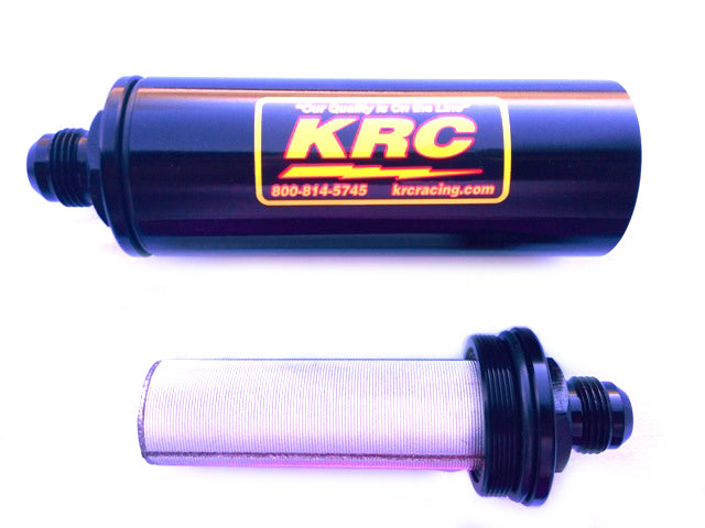 Kluhsman Racing KRC-4710BK #10AN Stainless Fuel Filter Kluhsman Racing KRC-4710BK