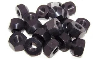 Kluhsman Racing KRC-8209 Lug Nut 20pk 1/2-20 Alum Sng Angle Black Kluhsman Racing KRC-8209