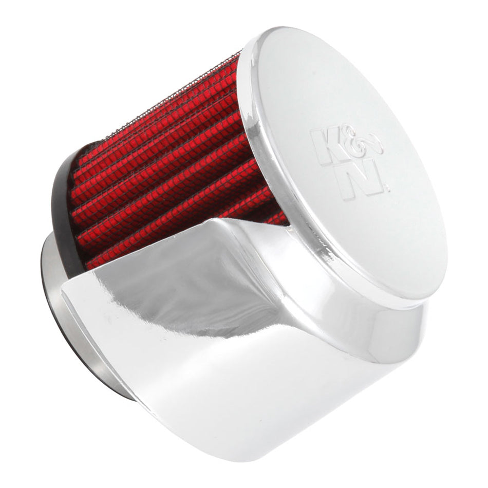 K&N 62-1514 1.5in Breather w/Shield Chrome Top K&N 62-1514