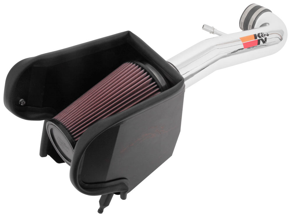 K&N 77-1576KP 18-   Jeep Wrangler JL 3.6L Metal Air Intake K&N 77-1576KP