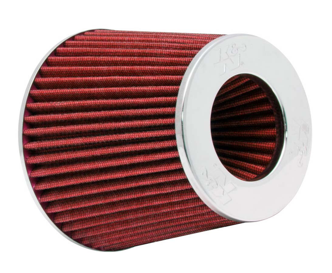 K&N RG-1001RD Universal Clamp On Air Filter Red K&N RG-1001RD