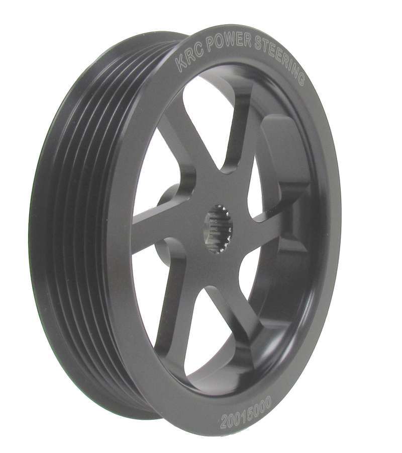 KRC Power Steering KRC 20015000 4.2in 6-Rib Alum P/S Pump Pulley KRC Power Steering KRC 20015000