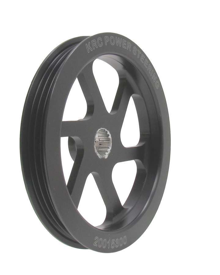 KRC Power Steering KRC 20015300 4.2in 3-Rib Alum. P/S Pump Pulley KRC Power Steering KRC 20015300