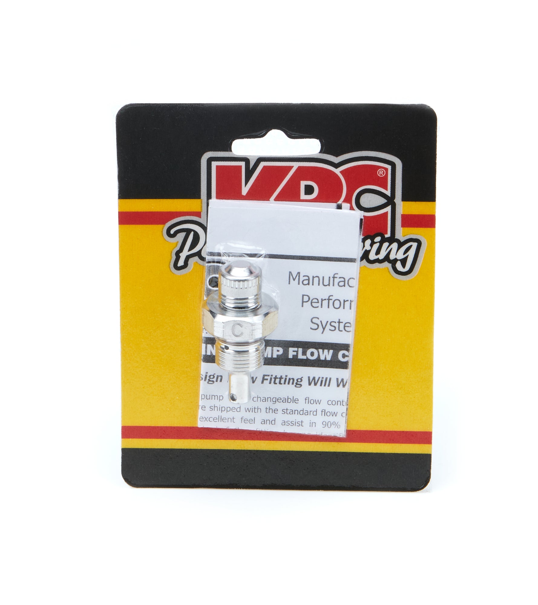 KRC Power Steering KRC 25310000 Alum Flow Valve -6an MALE ID - C KRC Power Steering KRC 25310000