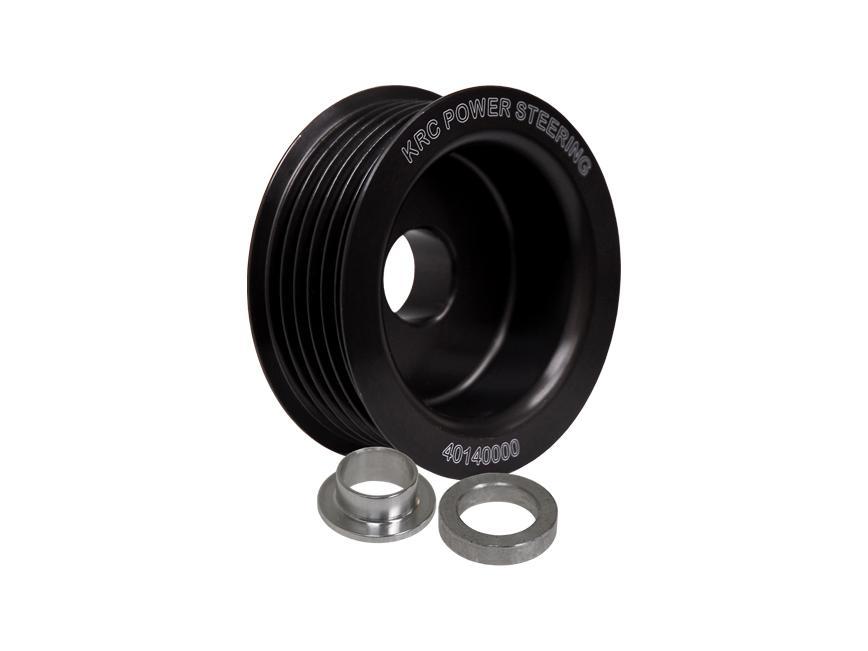 KRC Power Steering KRC 40140600 Alt Pulley 2.5in 6 Rib Fits .59in & .67in Shaft KRC Power Steering KRC 40140600