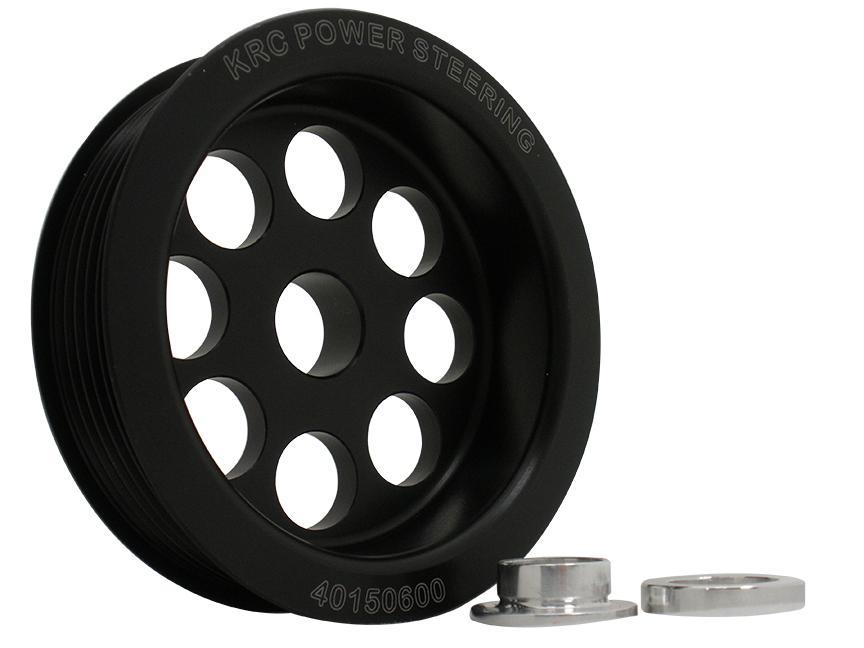 KRC Power Steering KRC 40150600 Alternator Pulley 6 Groove Serp 3.5in Diamtr KRC Power Steering KRC 40150600