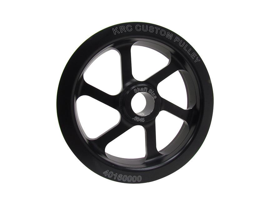KRC Power Steering KRC 40160000 P/S Pump Pulley 4.20in Serpentine Press On KRC Power Steering KRC 40160000