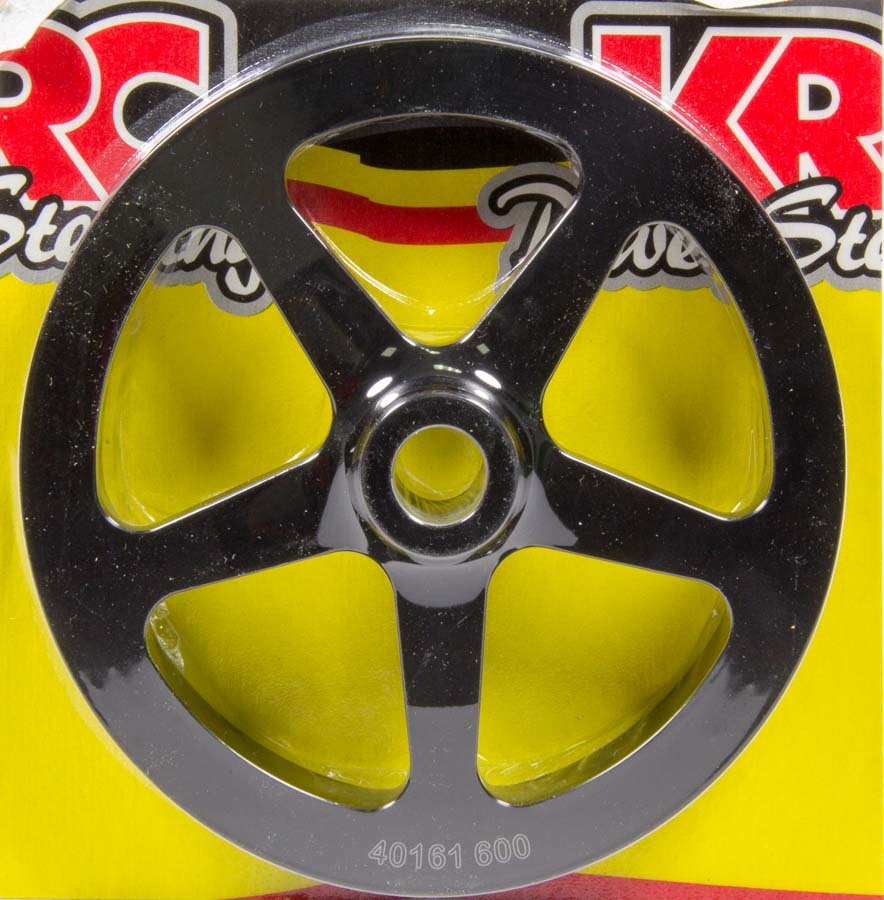 KRC Power Steering KRC 40161600 P/S Pump Pulley 6in V-Belt Press On KRC Power Steering KRC 40161600