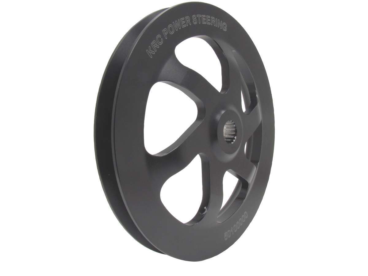 KRC Power Steering KRC 50100000 Pulley 6in Alum. V-Belt KRC Power Steering KRC 50100000