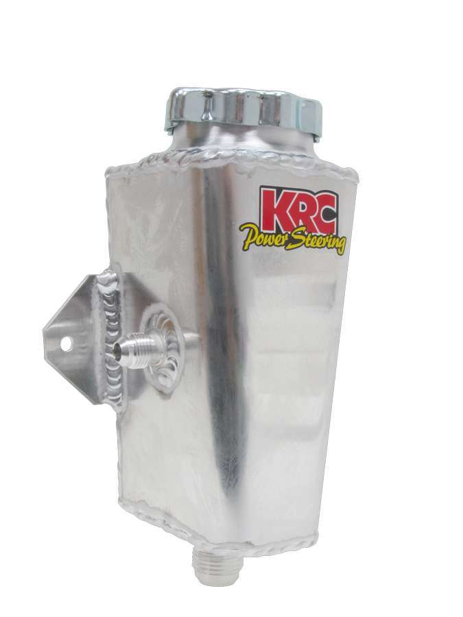KRC Power Steering KRC 91515000 Reservoir Tank Flat Mount -6AN LH KRC Power Steering KRC 91515000