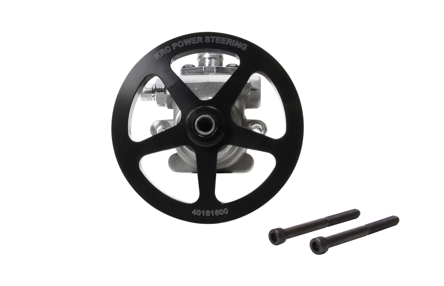 KRC Power Steering ESP 19610000 P/S Pump Elite w/ 6in V- Belt Pulley w/o Res KRC Power Steering ESP 19610000