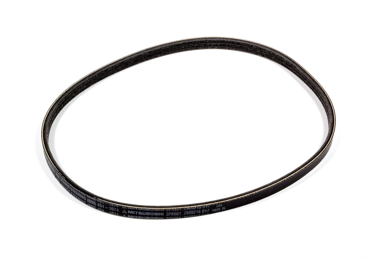 KRC Power Steering GDY 4030260 3-Rib Serp. Belt 26.0in KRC Power Steering GDY 4030260