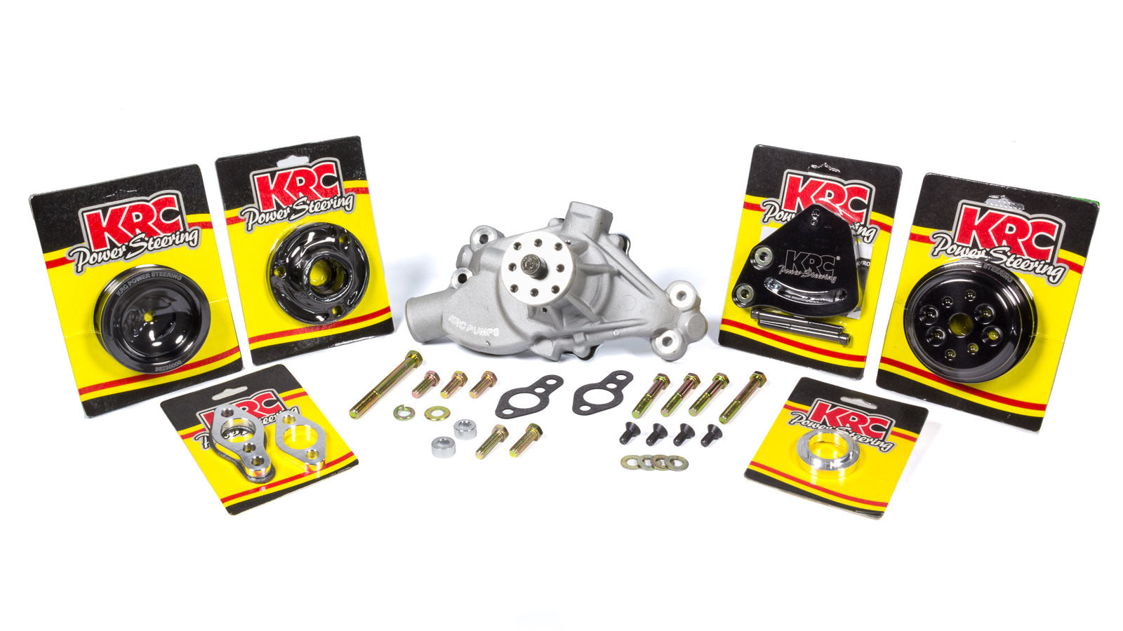 KRC Power Steering KIT 16312615 Basic Crate Engine Kit Block Mount w/ pump KRC Power Steering KIT 16312615