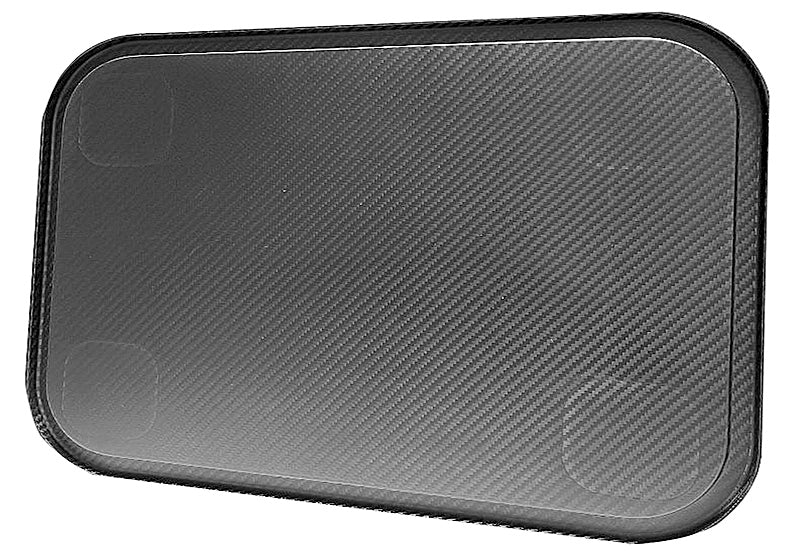 King Racing Products 1489 Air Filter Carbon Base Plate For K&N Walker King Racing Products 1489