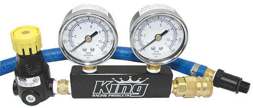 King Racing Products 1915 Leak Down Tester Dual Gauge King Racing Products 1915