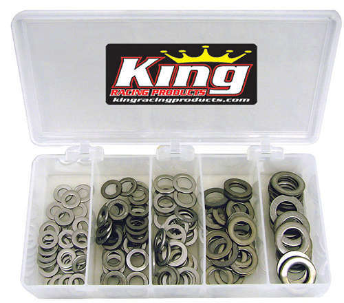 King Racing Products 2725 Stainless Washer Kit .060 145pc King Racing Products 2725